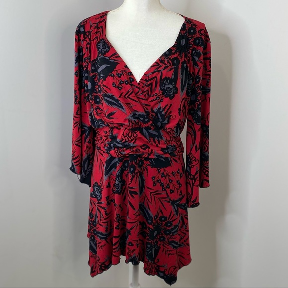J.T.B Woman Kimono Wrap Style Tunic - Picture 1 of 9